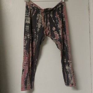 Hard Tail Tie Dye Cropped Leggings